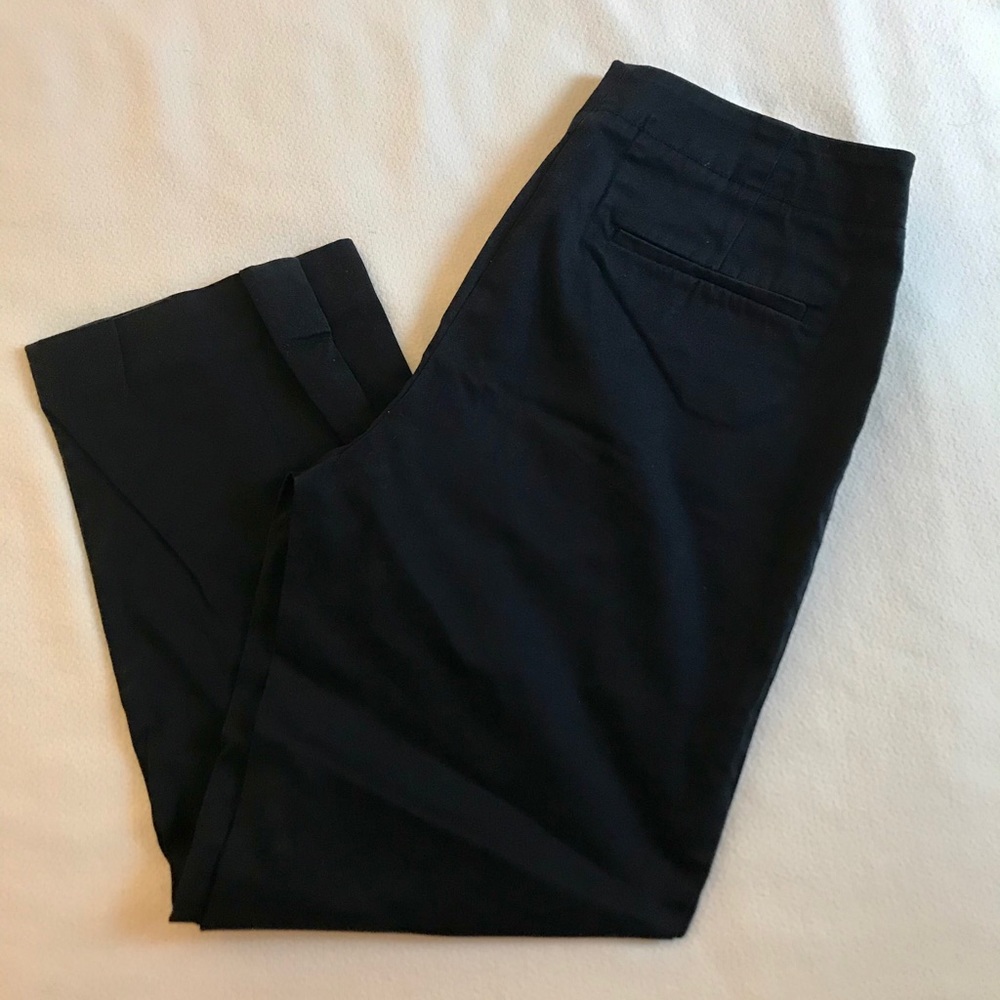 Talbots navy blue ankle pants